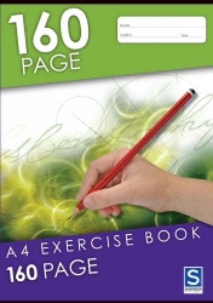 Picture of EXERCISE BOOK SOVEREIGN A4 8MM RULED 160