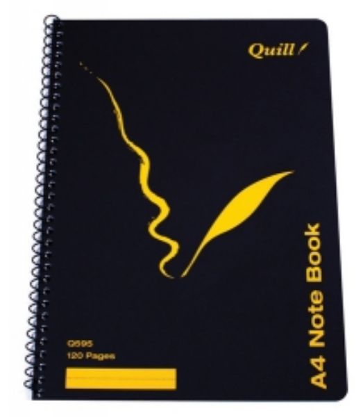 Picture of NOTE BOOK QUILL Q595 A4 SPIRAL STUDENT