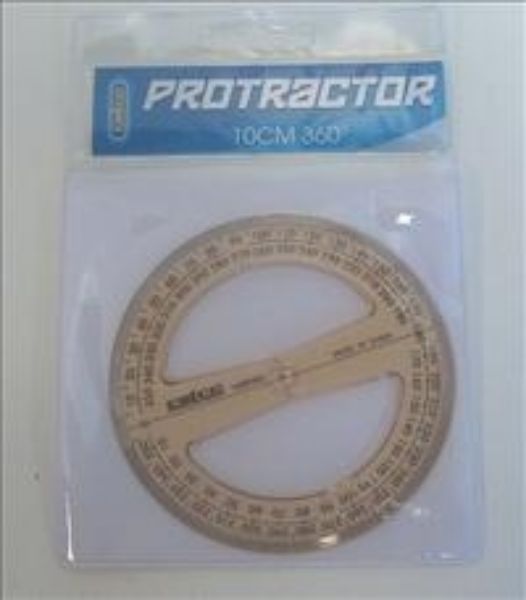 Picture of PROTRACTOR CELCO 10CM 360 DEG'S FULL CIR