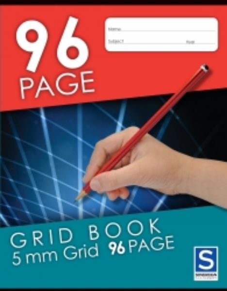 Picture of GRID BOOK SOVEREIGN 225X175MM 5MM GRID 9