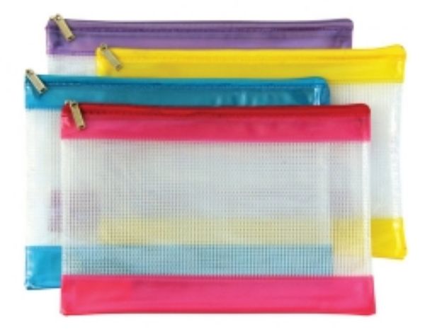Picture of PENCIL CASE SOVEREIGN FASHION PVC MESH Z