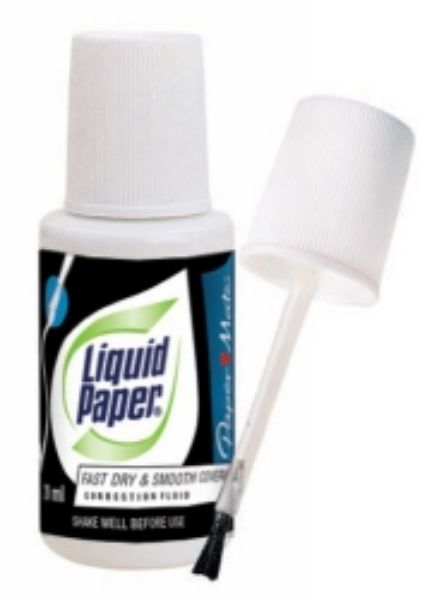 Picture of CORRECTION FLUID LIQUID PAPER BOND WHITE
