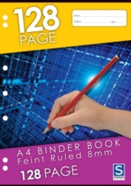 Picture of BINDER BOOK  A4      128 PAGE - G.N.S.